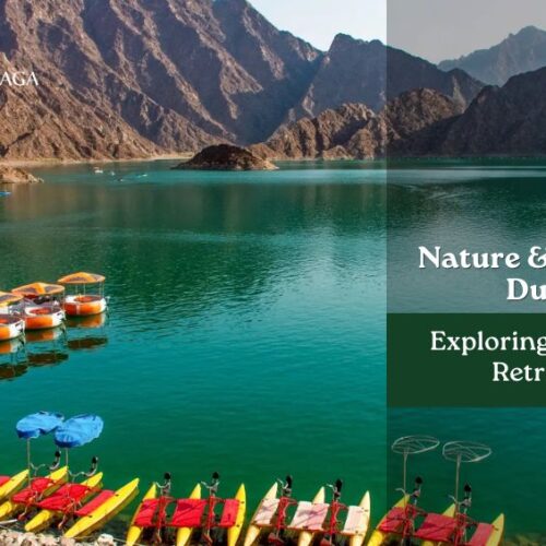 Nature & Parks in Dubai, Top Serene Spots to Visit in Dubai blog banner by Travel Saga Tourism