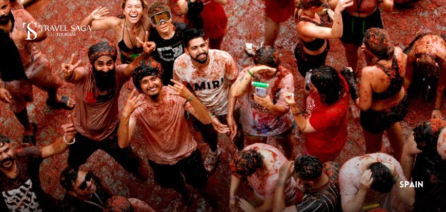 La Tomatina in Spain