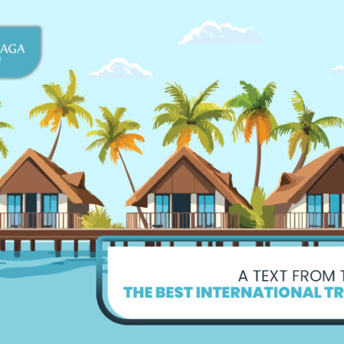 International Travel Tips for First-Time Travelers and Ultimate International Travel Checklist Blog Banner by Travel Saga Tourism
