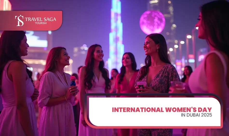 International Women’s Day In Dubai | Celebrate International Women’s Day In Dubai Blog Banner by Travel Saga Tourism