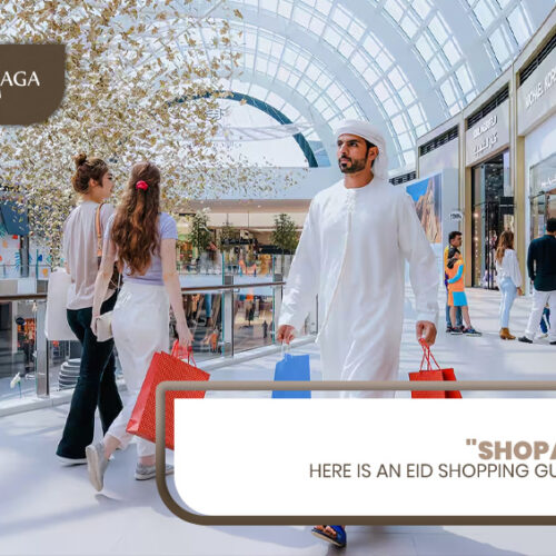 Celebrate Eid in Dubai and Eid Shopping Guide Blog Banner by Travel Saga Tourism