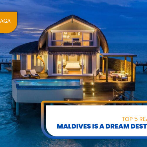 Places to visit in Maldives | Things to do in Maldives Blog Banner by Travel Saga Tourism