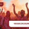 Holi in Dubai | Celebrate Holi Events in Dubai Blog Banner by Travel Saga Tourism