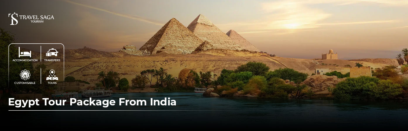 Egypt Tour Package from India BT Banner by Travel Saga Tourism