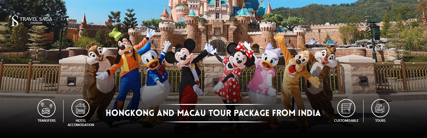 Hong Kong Macau Tour Package from india | Hong kong macau trip from india BT Banner by Travel Saga Tourism