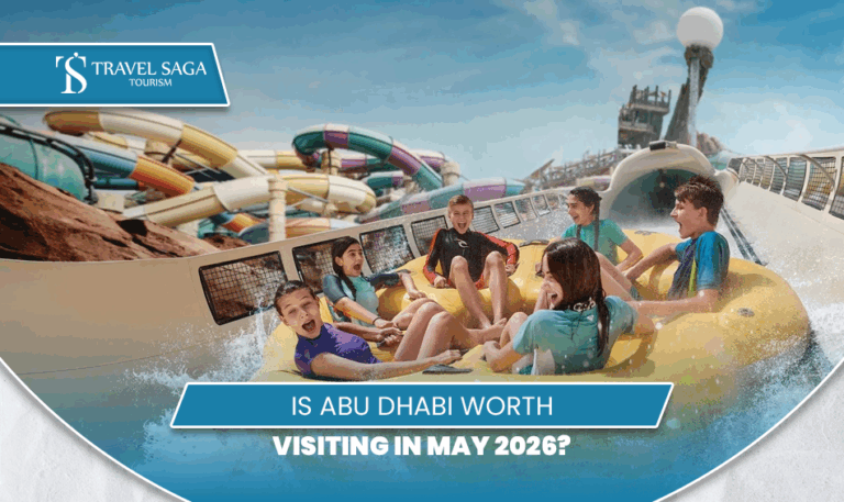 Abu Dhabi attractions | Abu Dhabi city tour Blog Banner by Travel Saga Tourism