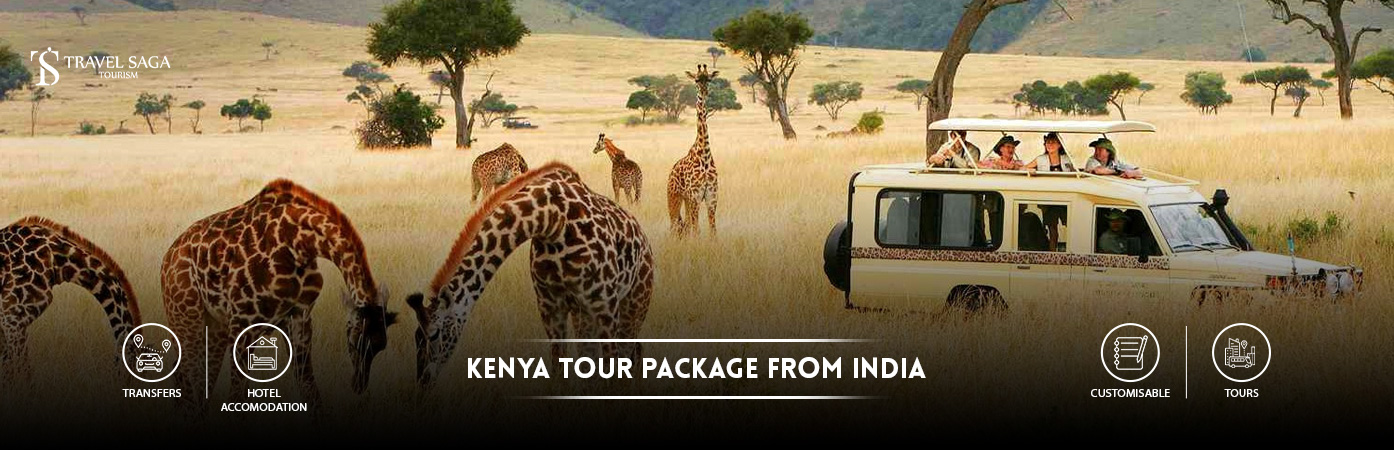 Kenya Tour Package from india | kenya tour packages from india BT Banner by Travel Saga Tourism