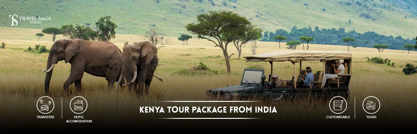 kenya tour packages from india | kenya trip cost from india BT Banner by Travel Saga Tourism