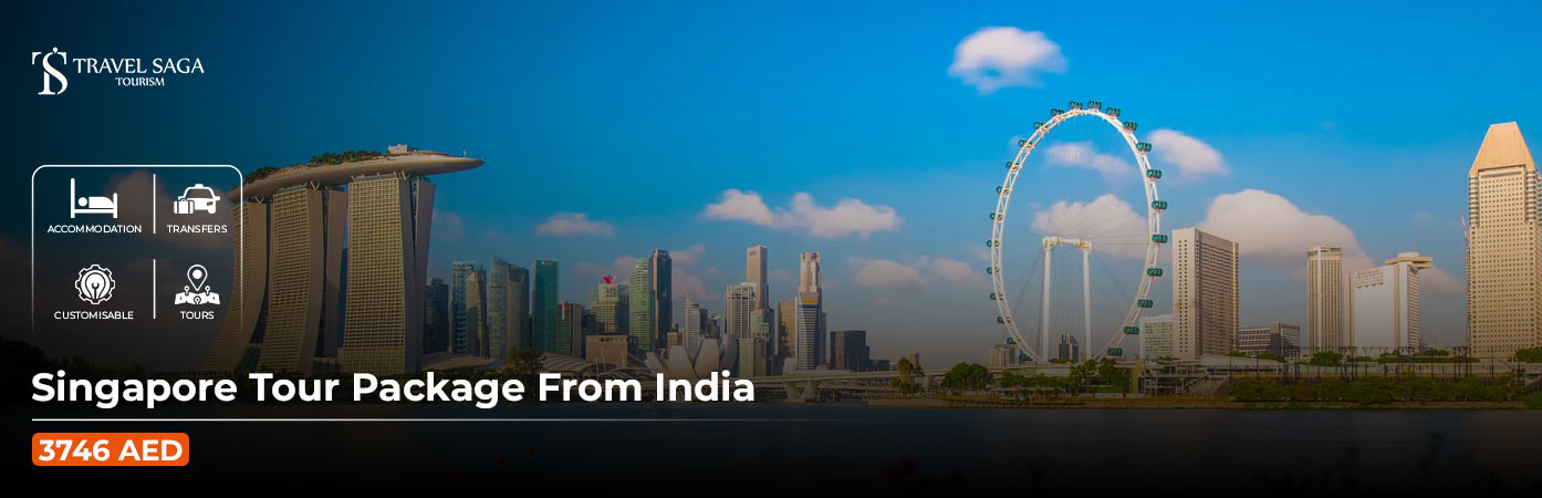 Singapore Tour Package from India BT Banner by Travel Saga Tourism