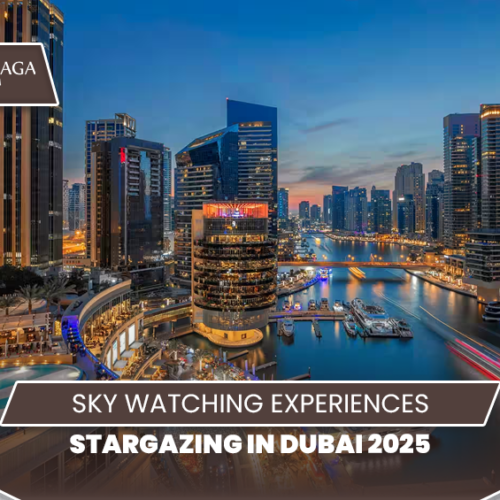 Sky Watching Experiences Dubai | overnight desert safari blog banner by travel saga tourism