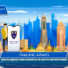 Places to visit in Thailand | Thailand Digital Arrival Card Blog Banner by Travel Saga Tourism
