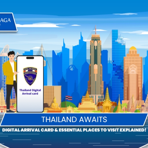 Places to visit in Thailand | Thailand Digital Arrival Card Blog Banner by Travel Saga Tourism