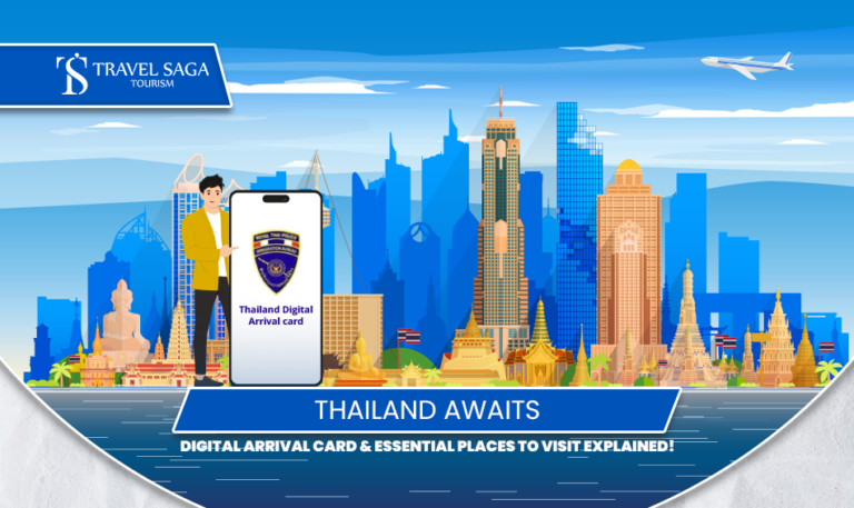 Places to visit in Thailand | Thailand Digital Arrival Card Blog Banner by Travel Saga Tourism