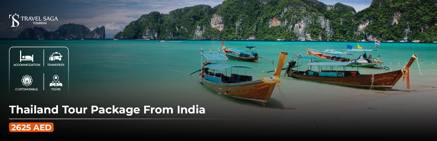 Thailand Tour Package from India BT Banner by Travel Saga Tourism