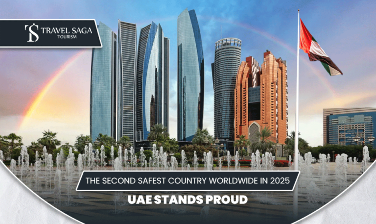 Second safest country in the world | Safest countries to live Blog Banner by Travel Saga Tourism