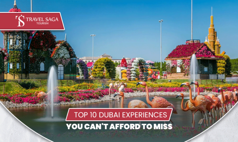 Things to do in Dubai | Top attractions in Dubai Blog Banner by Travel Saga Tourism