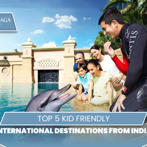 Kids places to visit in Dubai and attractions for kids in Dubai Blog Banner by Travel Saga Tourism