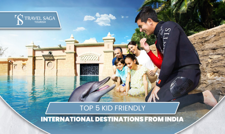 Kids places to visit in Dubai and attractions for kids in Dubai Blog Banner by Travel Saga Tourism