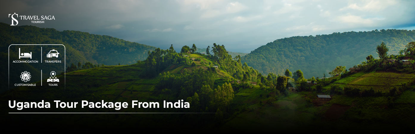 Uganda Tour Package From India BT Banner by Travel Saga Tourism