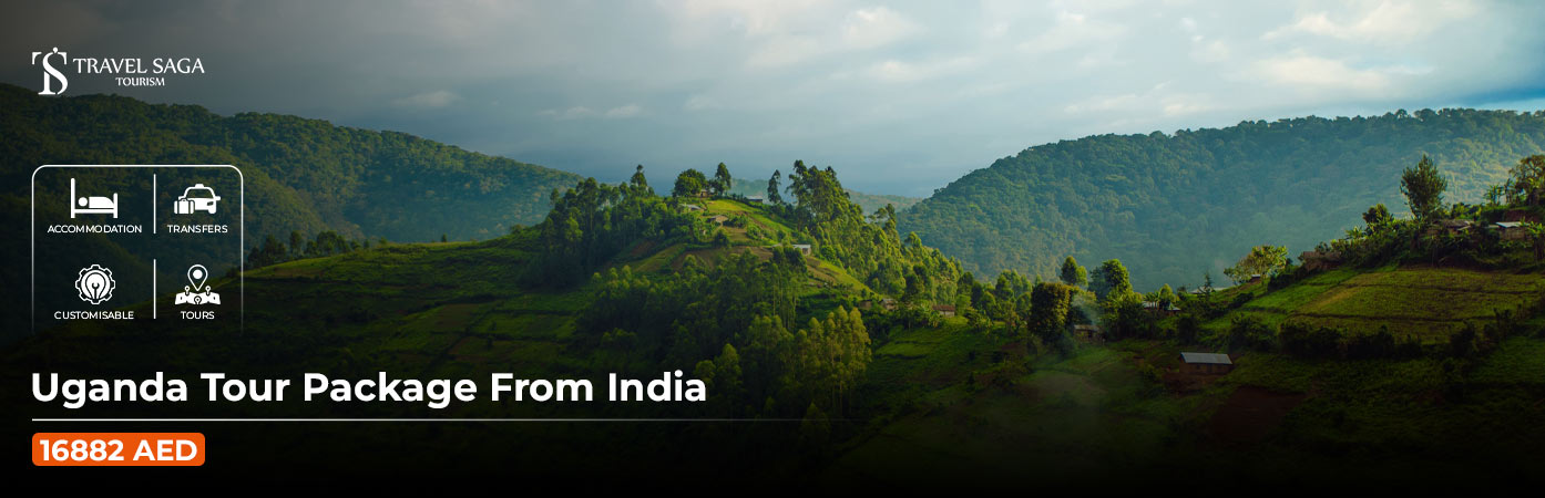 Uganda Tour Package From India BT Banner by Travel Saga Tourism