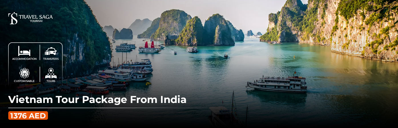 Vietnam Tour Package from India BT Banner by Travel Saga Tourism