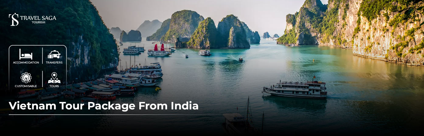 Vietnam Tour Package from India BT Banner by Travel Saga Tourism