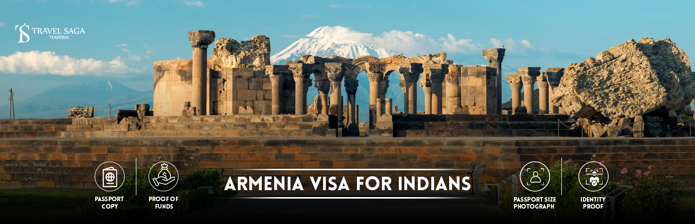 Armenia Visa for Indians | armenia e visa for indians BT Banner by Travel Saga Tourism