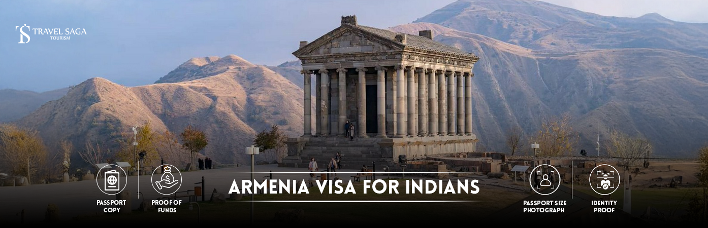 Armenia Visa for Indians | armenia e visa from india BT Banner by Travel Saga Tourism