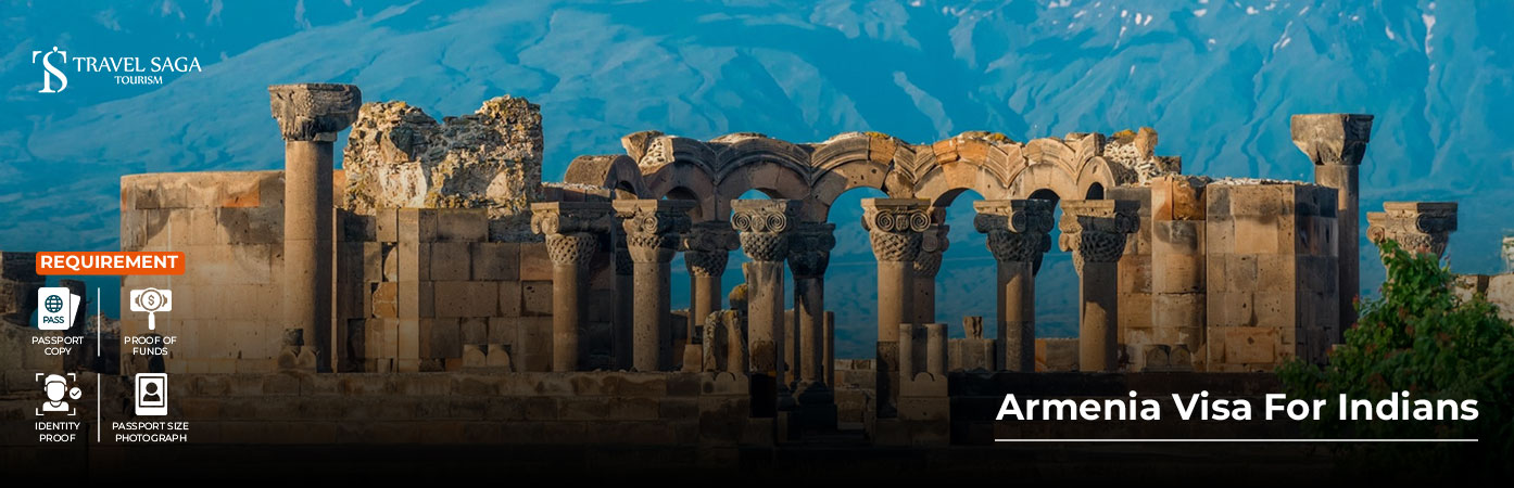 Armenia Visa for Indians BT Banner by Travel Saga Tourism