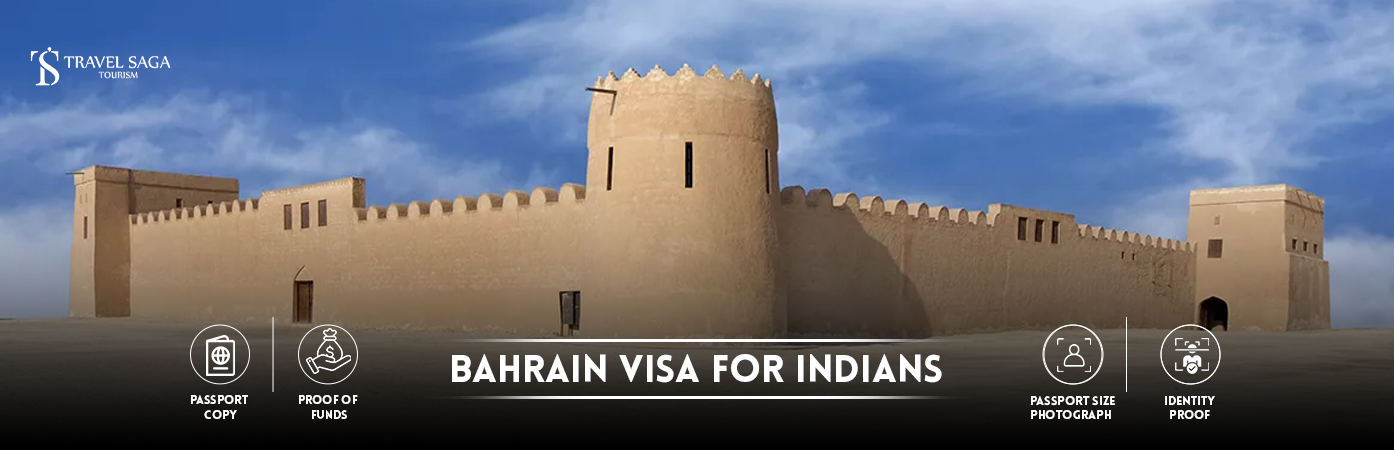 bahrain visa for indians | bahrain visa for indian citizens BT Banner by Travel Saga Tourism