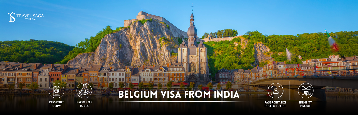 Belgium Visa from India | Belgium Visa for Indians BT Banner by Travel Saga Tourism