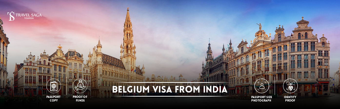 Belgium Visa from India | Belgium tourist visa from India BT Banner by Travel Saga Tourism