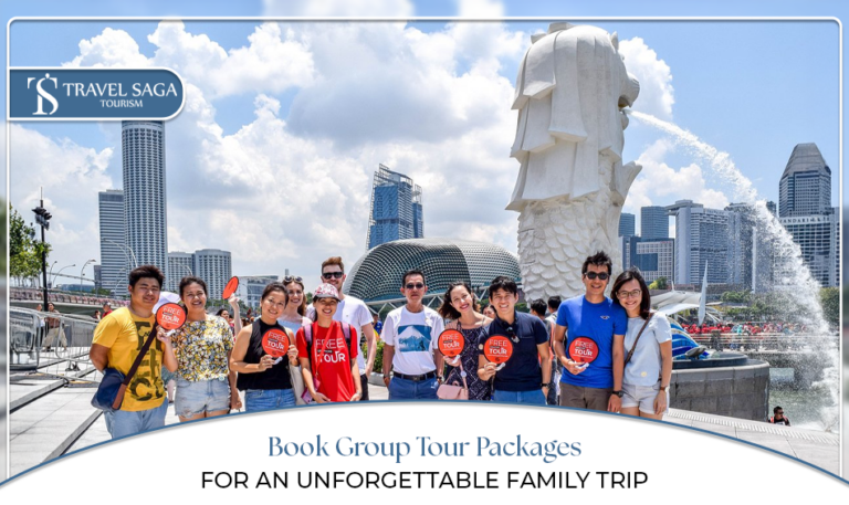 Group tour packages, Family vacation packages Blog Banner by Travel Saga Tourism