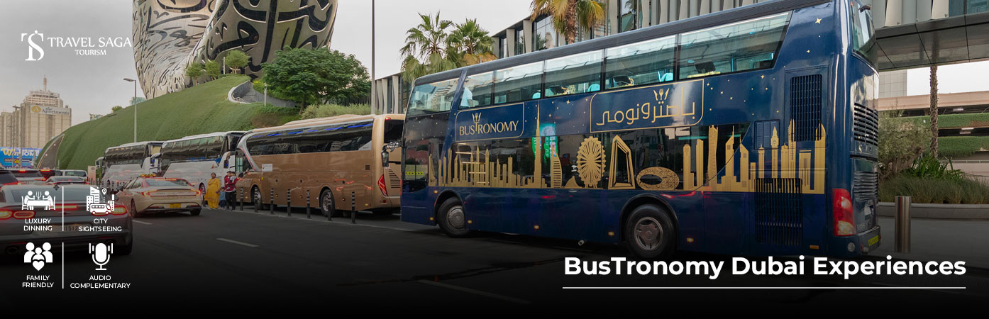 Book BusTronomy Dubai Experiences Tickets for glass-roof bus dining