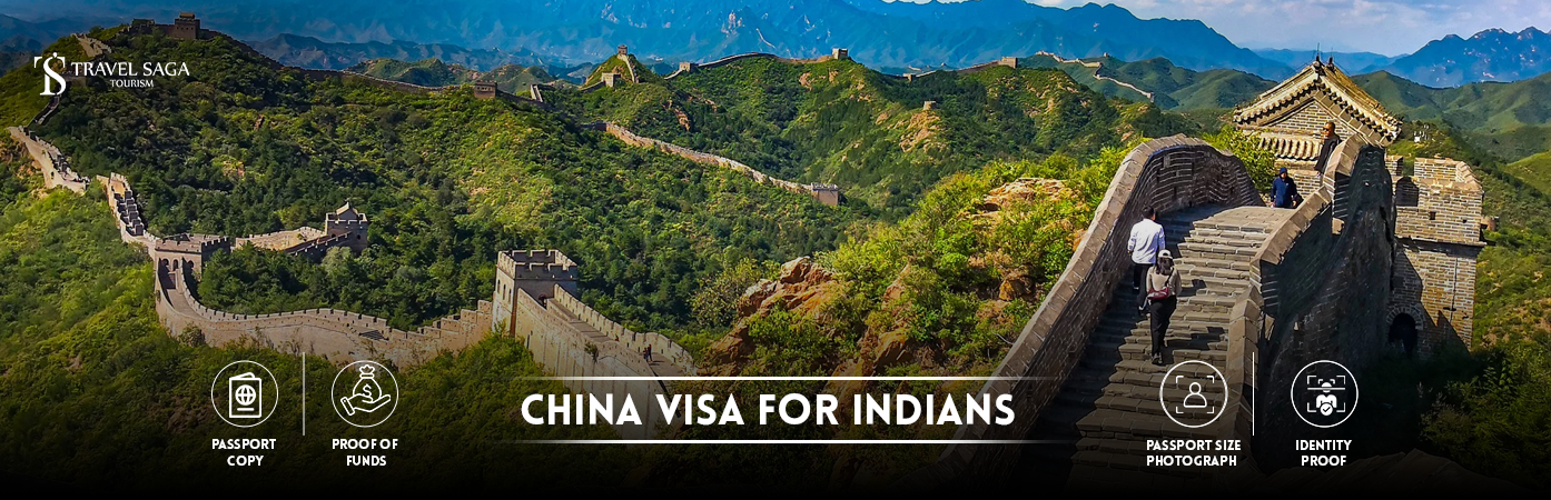 China Visa for Indians | china visa from india BT Banner by Travel Saga Tourism
