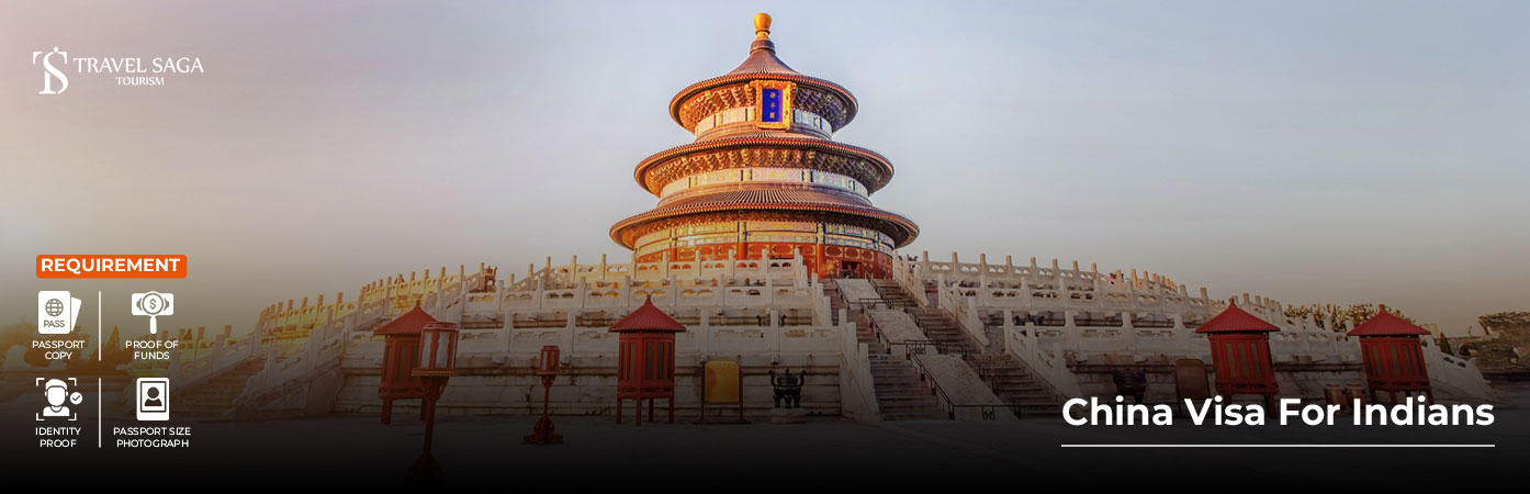 China Visa For Indians BT Banner by Travel Saga Tourism