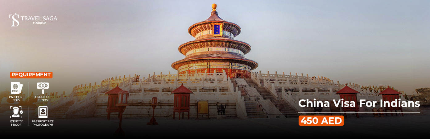 China Visa For Indians BT Banner by Travel Saga Tourism