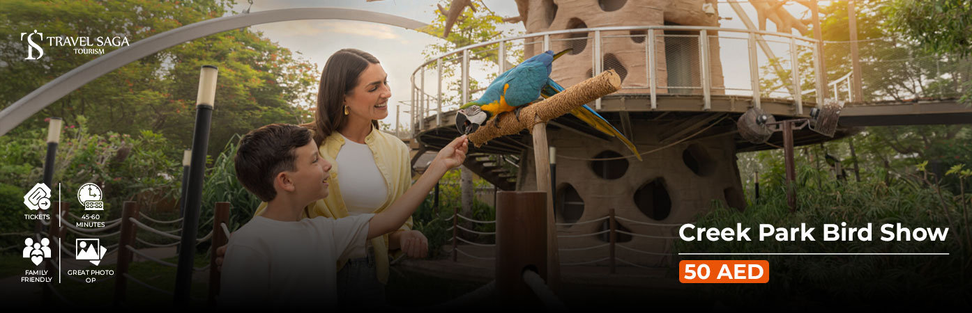 Book Creek Park Bird Show Dubai Tickets exotic birds show Dubai