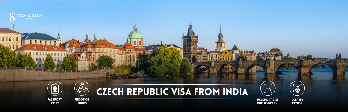 Czech Republic Visa From India | Czech Republic Tourist Visa from India BT Banner by Travel Saga Tourism