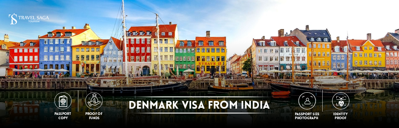 Denmark Visa from India | Denmark Visa for Indians BT Banner by Travel Saga Tourism