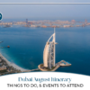 Dubai August itinerary | Things to do in Dubai in August Blog Banner by Travel Saga Tourism