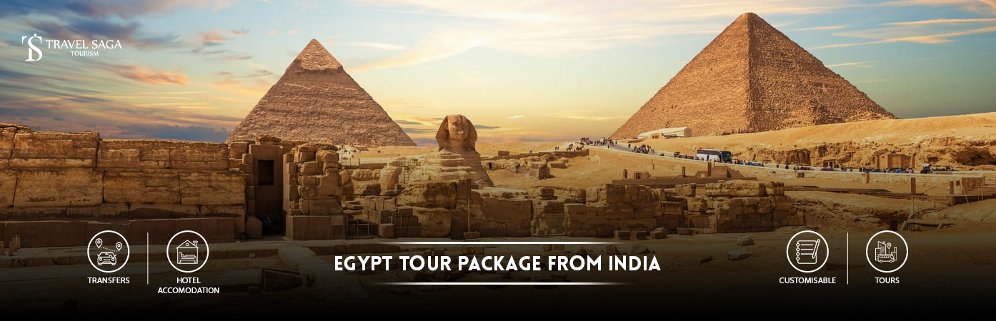 egypt tour package from india | egypt trip cost from india BT Banner by Travel Saga Tourism