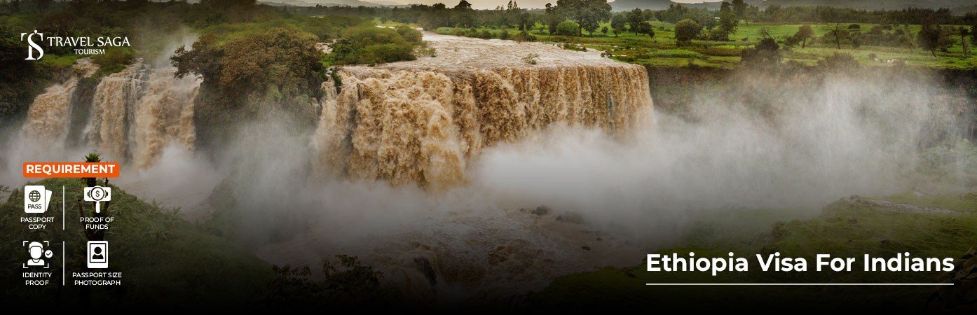 Ethiopia Visa For Indians BT Banner by Travel Saga Tourism