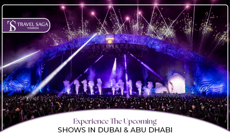 Dubai Upcoming Events | Abu Dhabi Concerts Blog Banner by Travel Saga Tourism