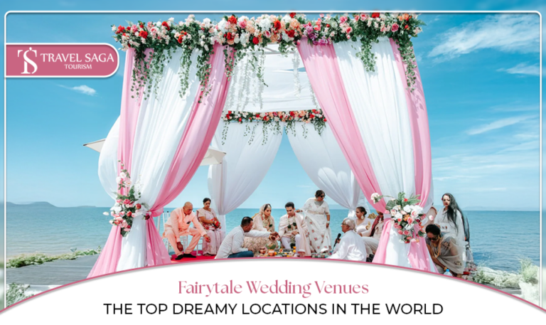 International wedding destinations, Luxury wedding destinations abroad Blog banner by Travel Saga Tourism