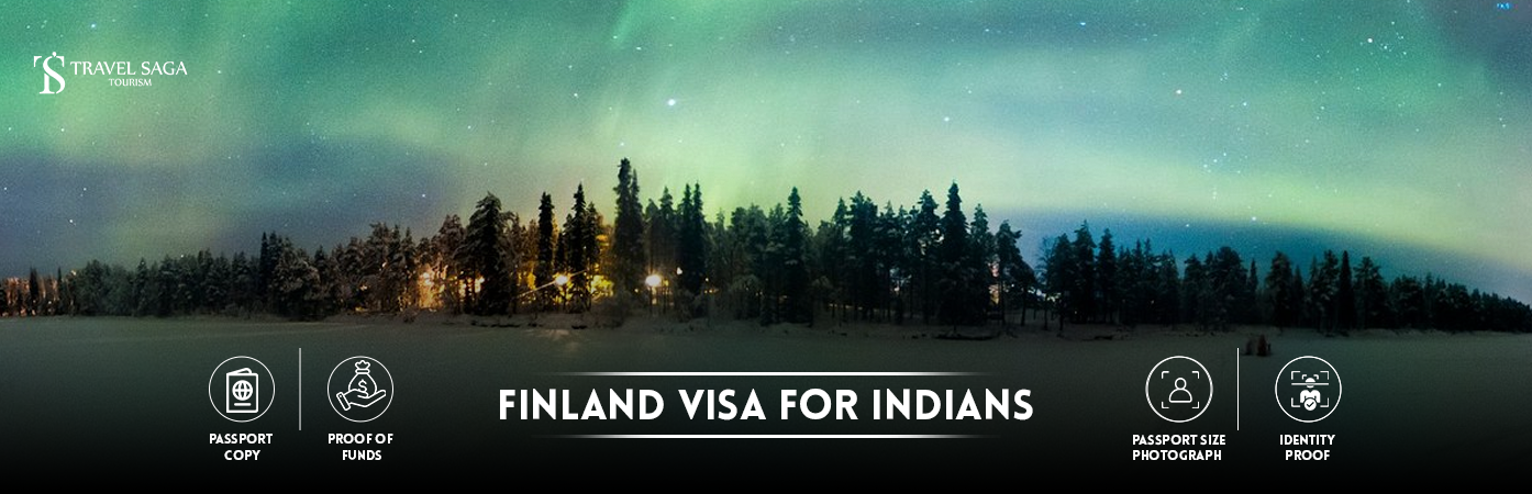 Finland Visa for Indians | Finland Visa from India BT Banner by Travel Saga Tourism
