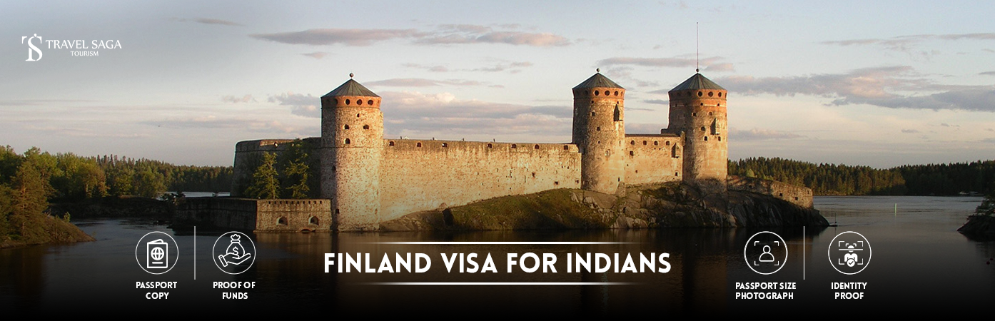 Finland Visa for Indians | Finland Tourist Visa for Indians BT Banner by Travel Saga Tourism