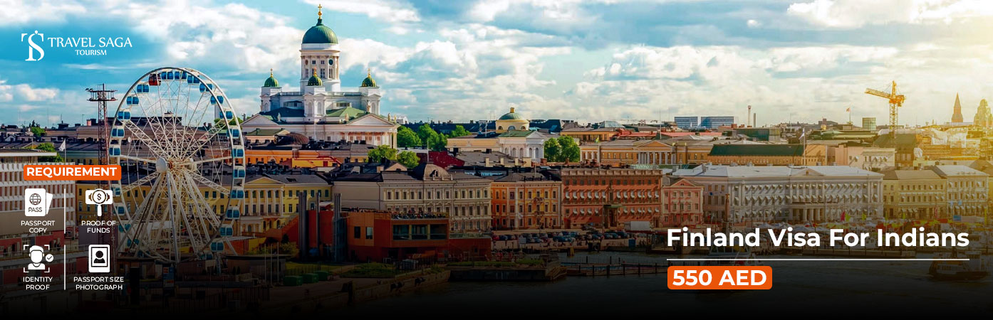 Finland Visa for Indians BT Banner by Travel Saga Tourism