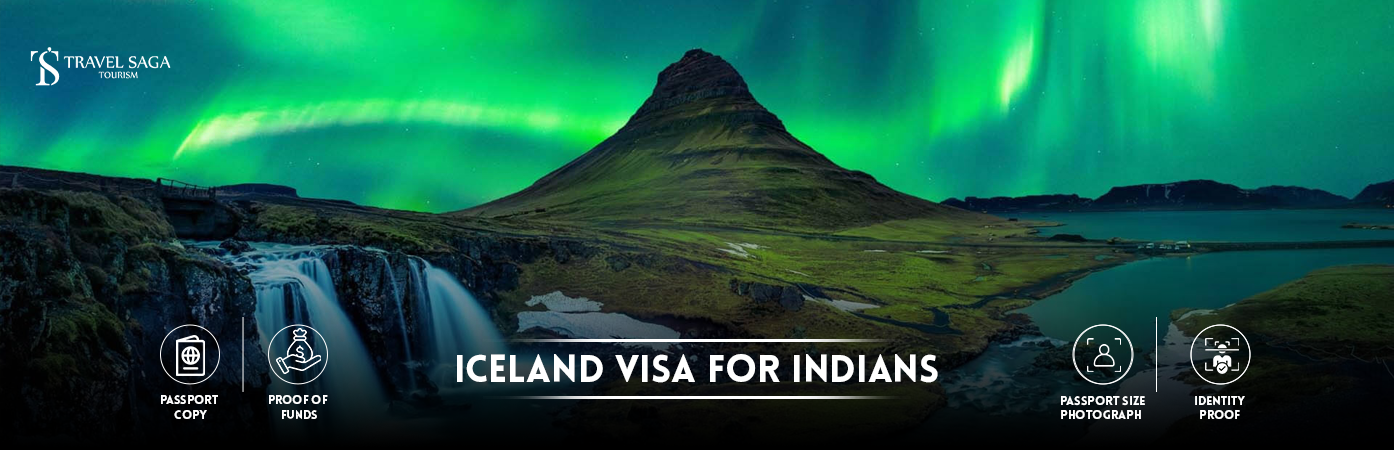 Iceland Visa for Indians | Iceland Visa from India BT Banner by Travel Saga Tourism