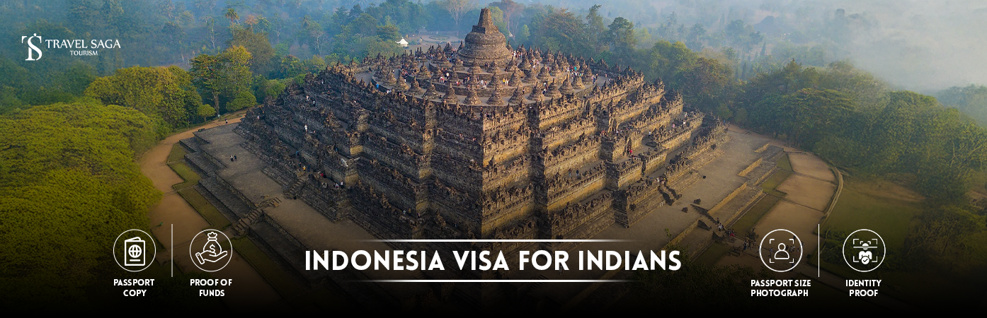 indonesia visa for indians | Indonesia Visa Requirements for Indian Citizens BT Banner by Travel Saga Tourism